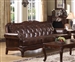 Birmingham Tri-Tone Brown Leather Sofa by Acme - 05945