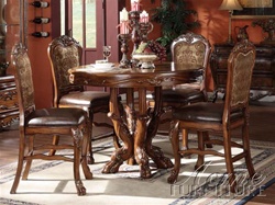 Dresden 5 Piece Counter Height Dining Set in Cherry Finish by Acme - 12160