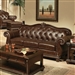 Anondale Brown Leather Sofa by Acme - 15030