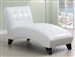 Anna White Bycast Chaise by Acme - 15037