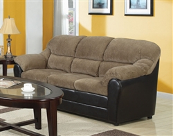Connell Brown Corduroy / Espresso Bycast Sofa Sleeper by Acme - 15948