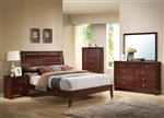 Ilana Platform Bed in Brown Cherry Finish by Acme - 20400Q
