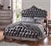 Chantelle Upholstered Bed in Antique Silver Finish by Acme - 20540Q