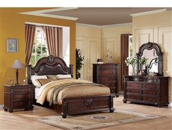Daruka 6 Piece Bedroom Set in Cherry Finish by Acme - 21310