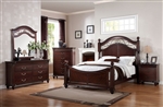Cleveland 6 Piece Bedroom Set in Dark Cherry Finish by Acme - 21550