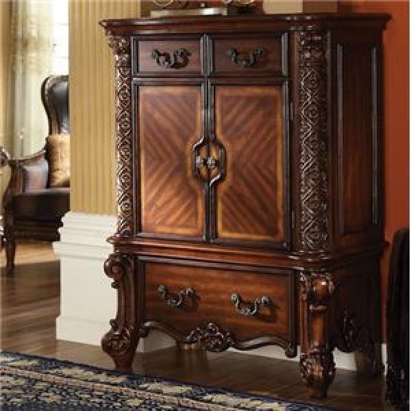 Vendome 6 Piece Complete Living Room Set in Cherry Finish by Acme