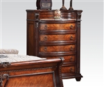 Nathaneal Marble Top Chest in Tobacco Finish by Acme - 22316