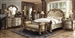 Vendome 6 Piece Bedroom Set in Gold Patina Finish by Acme - 23000