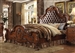 Dresden Upholstered Bed in Cherry Finish by Acme - 23140Q