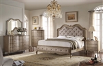 Chelmsford 6 Piece Bedroom Set in Antique Taupe Finish by Acme - 26050