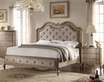 Chelmsford Bed in Antique Taupe Finish by Acme - 26050Q