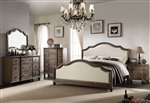 Baudouin 6 Piece Bedroom Set in Weathered Oak Finish by Acme - 26110