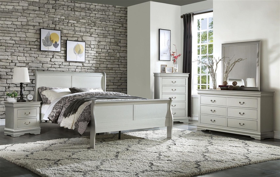 Louis Philippe Youth Bedroom Set (White) Coaster Furniture