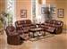 Fullerton 2 Piece Power Reclining Set in Brown Bonded Leather by Acme - 50200-S