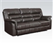 Neon Reclining Sofa in Dark Brown Leather by Acme - 50840