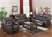 Neon 2 Piece Reclining Set in Dark Brown Leather by Acme - 50840-S