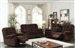 Nailah Chocolate Champion Fabric 2 Piece Reclining Set by Acme - 51145-S