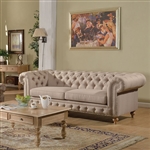 Shantoria Beige Linen Sofa by Acme - 51305