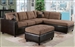 Milano Saddle Easy Rider / Espresso Bycast Right Facing Chaise Sectional by Acme - 51330-R