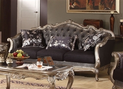 Chantelle Sofa in Antiqued Silver Finish by Acme - 51540