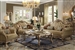 Dresden 2 Piece Living Room Set in Gold Patina Finish by Acme - 53160-S