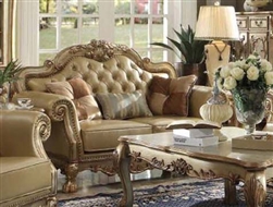 Dresden Loveseat in Gold Patina Finish by Acme - 53161