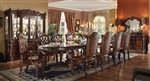 Vendome 7 Piece Double Pedestal Table Dining Set in Cherry Finish by Acme - 62000