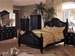 Heritage 6 Piece Black Finish Bedroom Set by Acme - 6970