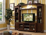 Dita Entertainment Center in Walnut Finish by Acme - 91105