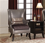 Chantelle 2 Piece Accent Chair and Table Set by Acme - 96206-2
