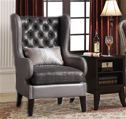 Chantelle 2 Piece Accent Chair and Table Set by Acme - 96208-2