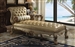 Dresden Upholstered Chaise in Gold Patina Finish by Acme - 96489