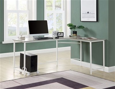 Dazenus Executive Home Office Desk in Gray & White Finish by Acme - 00043