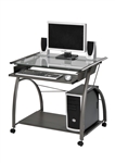 Vincent Computer Desk in Pewter Finish by Acme - 00118