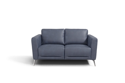Astonic Loveseat in Blue Leather Finish by Acme - 00213