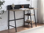 Garima Executive Home Office Desk in Rustic Oak & Black Finish by Acme - 00321