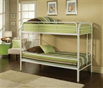 Thomas Twin/Twin Bunk Bed in White Finish by Acme - 02188WH