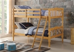 Homestead Twin/Twin Bunk Bed in Natural Finish by Acme - 02299