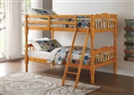 Homestead Twin/Twin Bunk Bed in Honey Oak Finish by Acme - 02301