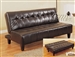Conrad Espresso Bycast Adjustable Sofa by Acme - 05638