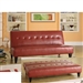 Conrad Red Bycast Adjustable Sofa by Acme - 05856