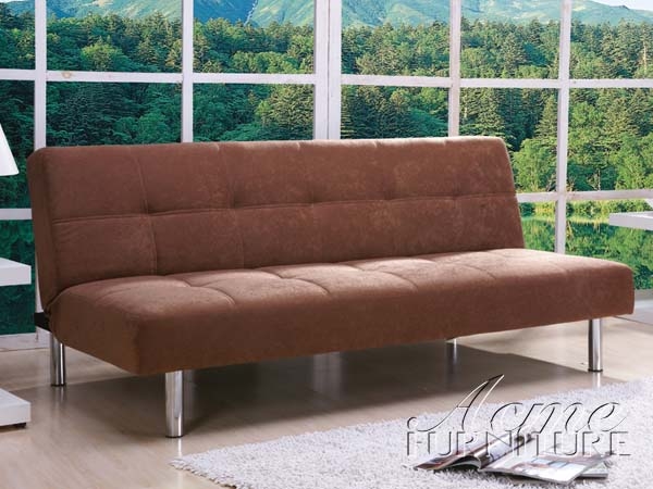 Manhattan forestille blande Darlington Coffee Microfiber Adjustable Sofa Bed by Acme - 05996