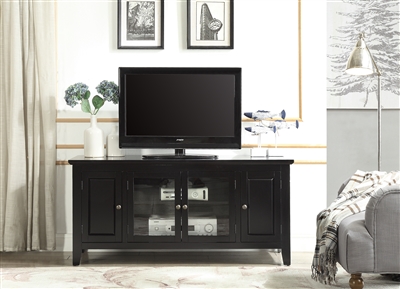 Christella 55 Inch TV Console in Black Finish by Acme - 10344
