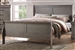 Louis Philippe Sleigh Bed in Antique Gray Finish by Acme - 23860Q