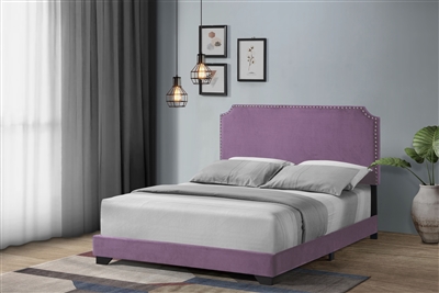 Haemon Bed in Light Purple Fabric Finish by Acme - 26750Q