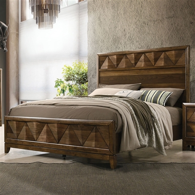 Delilah Bed in Walnut Finish by Acme - 27640Q