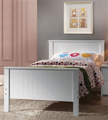 Bungalow Twin Bed in White Finish by Acme - 30025T