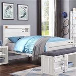 Cargo Twin Bed in White Finish by Acme - 35900T