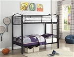 Cayelynn Twin/Twin Bunk Bed in Black Finish by Acme - 37385BK