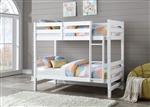 Ronnie Twin/Twin Bunk Bed in White Finish by Acme - 37785